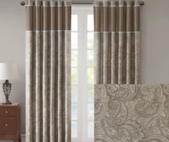 Valerie Blue Light-Filtering Rod Pocket Curtain Panel Pair, (95") -DHP Sales Store 810518079 810518080 2