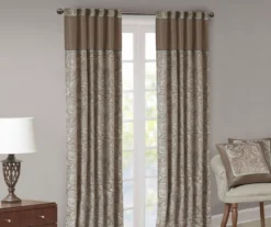 Valerie Blue Light-Filtering Rod Pocket Curtain Panel Pair, (84") -DHP Sales Store 810518079 810518080 8 1