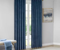 Bryce Velvet Room-Darkening Rod Pocket Curtain Panel Pair -DHP Sales Store 810518085 810518086 810518087 1 2