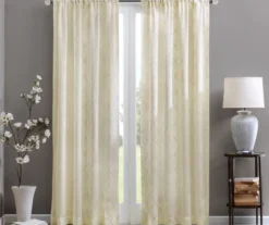 Clarissa Diamond Sheer Rod Pocket Curtain Panel 19 Clarissa Diamond Sheer Rod Pocket Curtain Panel -DHP Sales Store 810518098 810518099 5