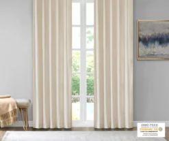Bryce Velvet Room-Darkening Rod Pocket Curtain Panel Pair -DHP Sales Store 810518129 810518106 810518083 2 1