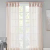Persis Voile Sheer Twisted Tab Curtain Panel Pair -DHP Sales Store 810518131 810518132 810518133