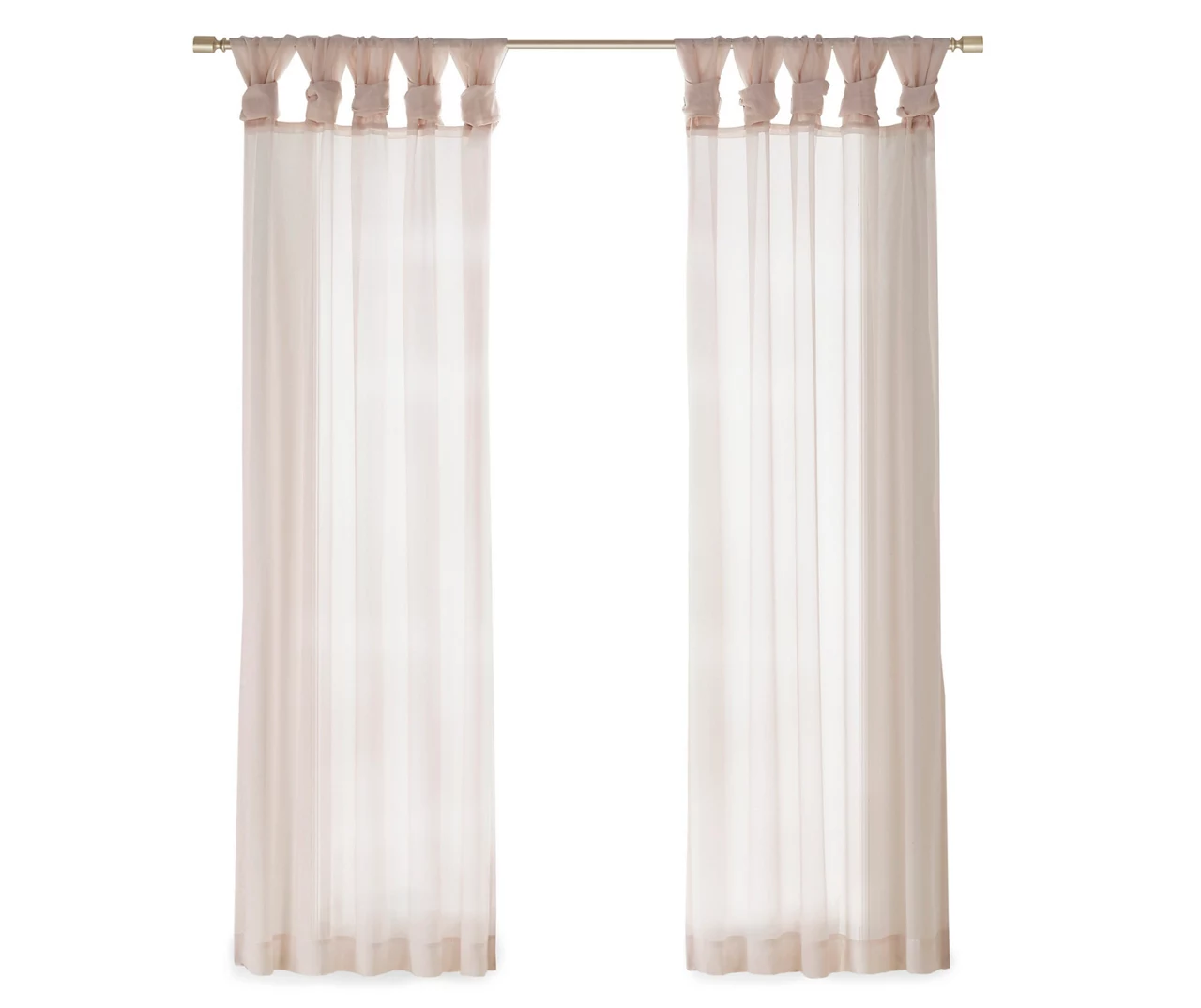 Persis Voile Sheer Twisted Tab Curtain Panel Pair 9 Persis Voile Sheer Twisted Tab Curtain Panel Pair - Image 7