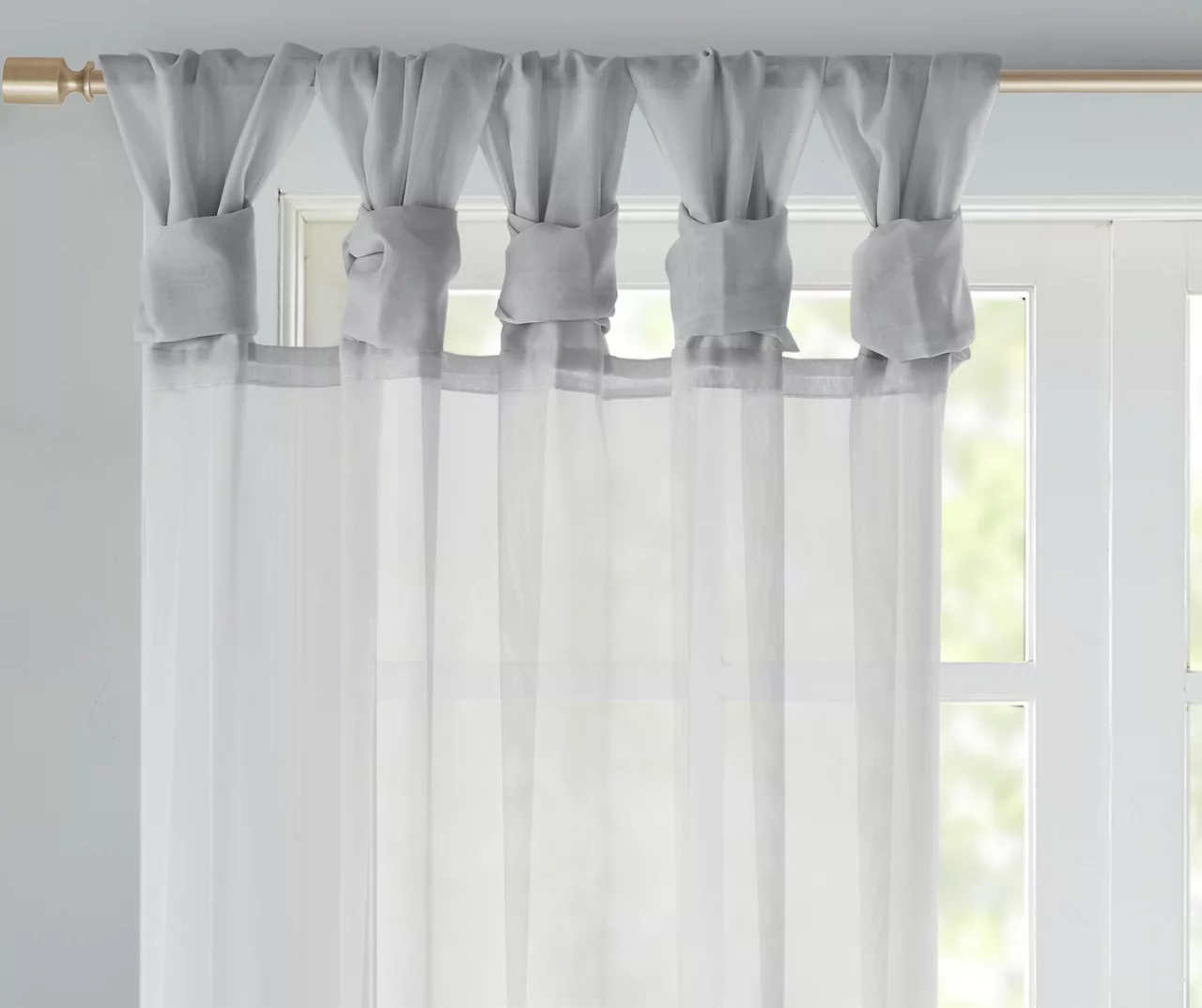 Persis Voile Sheer Twisted Tab Curtain Panel Pair 12 Persis Voile Sheer Twisted Tab Curtain Panel Pair - Image 10