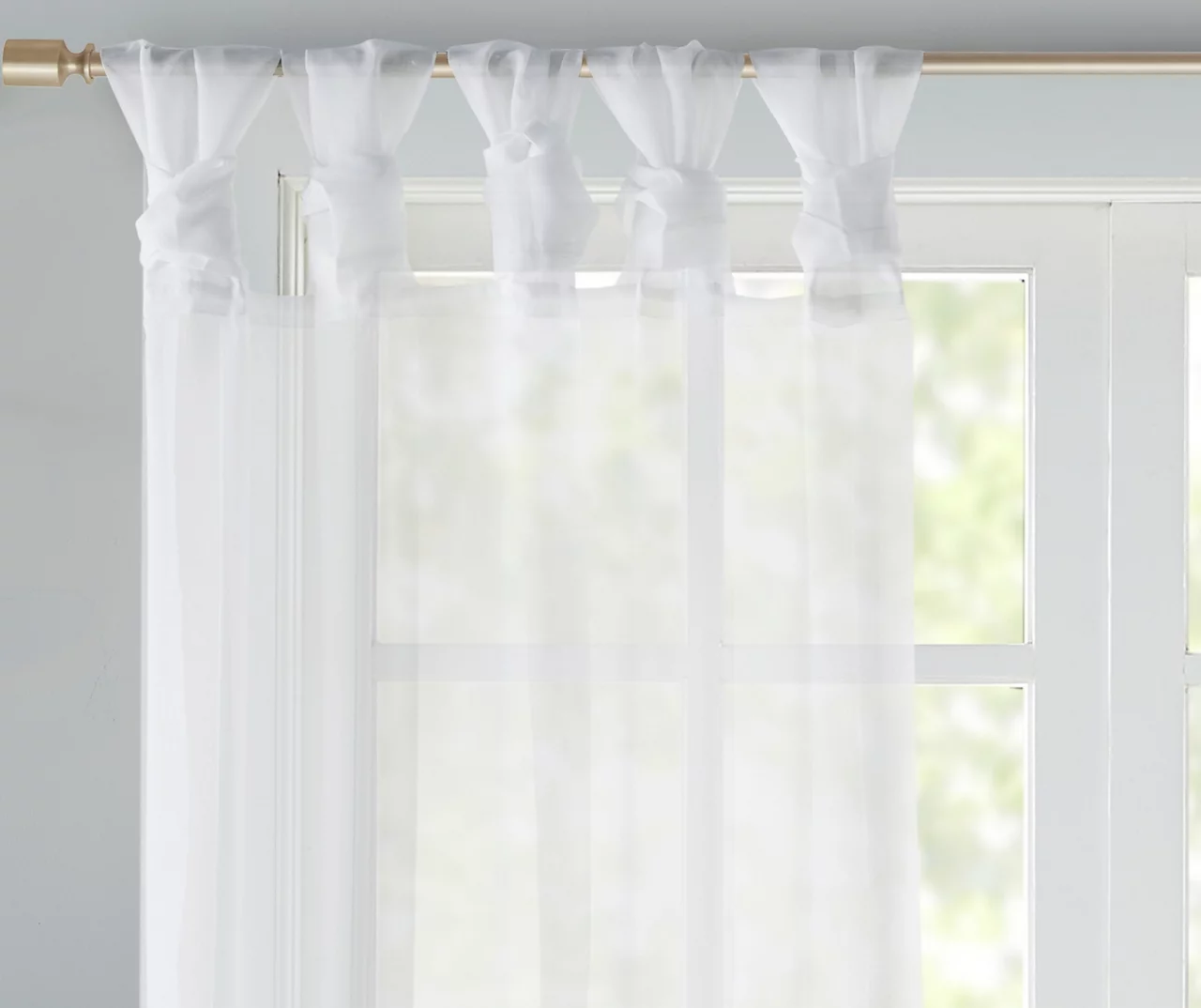 Persis Voile Sheer Twisted Tab Curtain Panel Pair 17 Persis Voile Sheer Twisted Tab Curtain Panel Pair - Image 15