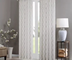 Clarissa Diamond Sheer Rod Pocket Curtain Panel 28 Clarissa Diamond Sheer Rod Pocket Curtain Panel -DHP Sales Store 810518156 810518157 1 2