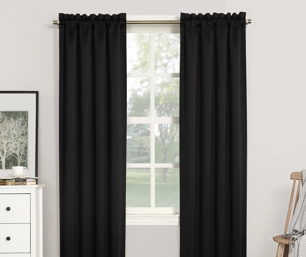 Mariana Blackout Rod Pocket Curtain Panel 3 Mariana Blackout Rod Pocket Curtain Panel