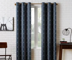 Sun Zero Ashwood Chevron Blackout Grommet Curtain Panel 27 Sun Zero Ashwood Chevron Blackout Grommet Curtain Panel -DHP Sales Store 810518410