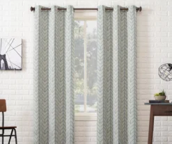 Sun Zero Ashwood Chevron Blackout Grommet Curtain Panel 29 Sun Zero Ashwood Chevron Blackout Grommet Curtain Panel -DHP Sales Store 810518413