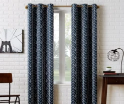 Sun Zero Ashwood Chevron Blackout Grommet Curtain Panel 26 Sun Zero Ashwood Chevron Blackout Grommet Curtain Panel -DHP Sales Store 810518416