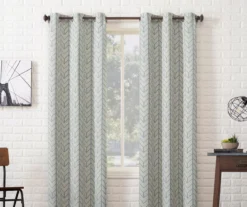 Sun Zero Ashwood Chevron Blackout Grommet Curtain Panel 28 Sun Zero Ashwood Chevron Blackout Grommet Curtain Panel -DHP Sales Store 810518418