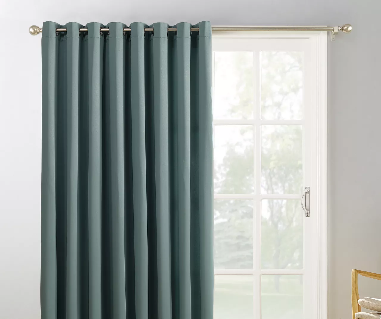Loretta Mineral Blackout Grommet Curtain Panel, (84") 3 Loretta Mineral Blackout Grommet Curtain Panel, (84")