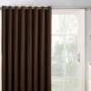 Loretta Chocolate Blackout Grommet Curtain Panel, (84") 2 Loretta Chocolate Blackout Grommet Curtain Panel, (84") -DHP Sales Store 810518432 1
