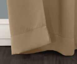 Loretta Taupe Blackout Grommet Curtain Panel, (84") -DHP Sales Store 810518433 2