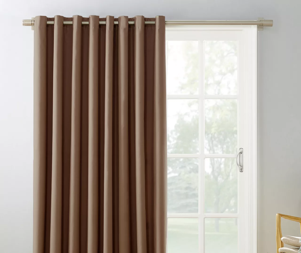 Loretta Barley Blackout Grommet Curtain Panel, (84") 3 Loretta Barley Blackout Grommet Curtain Panel, (84")
