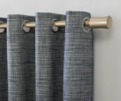 Wilbon Navy Denim Blackout Grommet Curtain Panel, (84") 13 Wilbon Navy Denim Blackout Grommet Curtain Panel, (84") -DHP Sales Store 810518489 2