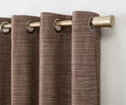 Wilbon Russet Linen Blackout Curtain Panel, (96") 13 Wilbon Russet Linen Blackout Curtain Panel, (96") -DHP Sales Store 810518493 2