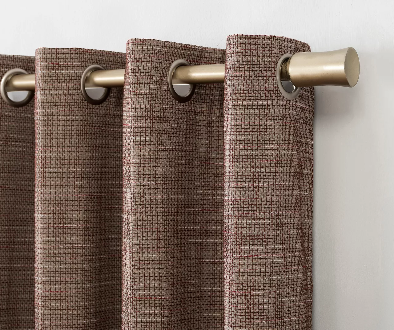 Wilbon Russet Linen Blackout Curtain Panel, (96") 5 Wilbon Russet Linen Blackout Curtain Panel, (96") - Image 3