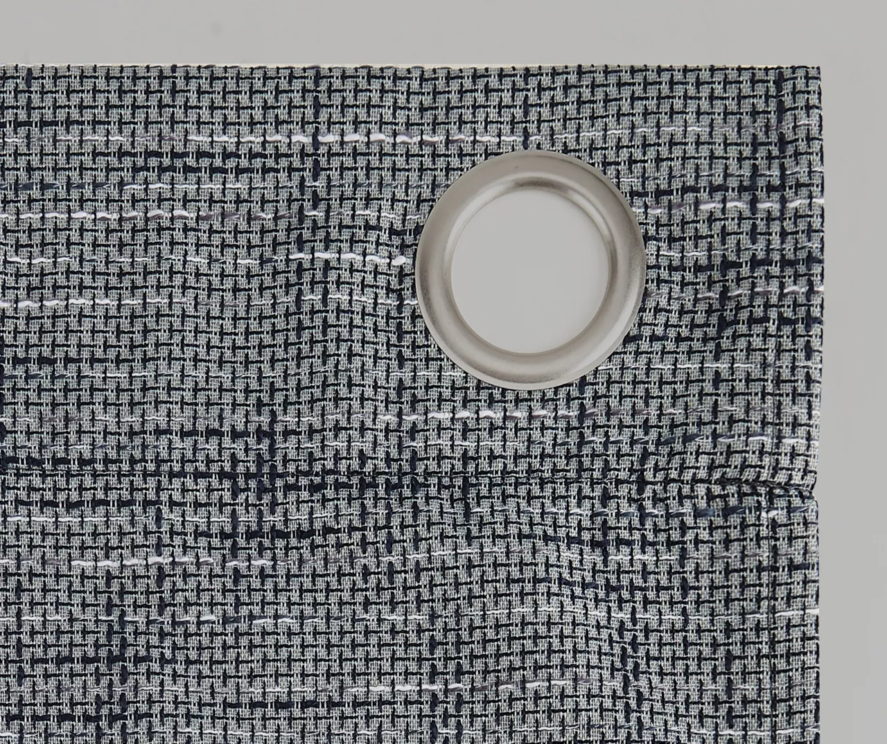 Wilbon Navy Denim Blackout Grommet Curtain Panel, (96") 10 Wilbon Navy Denim Blackout Grommet Curtain Panel, (96") - Image 8