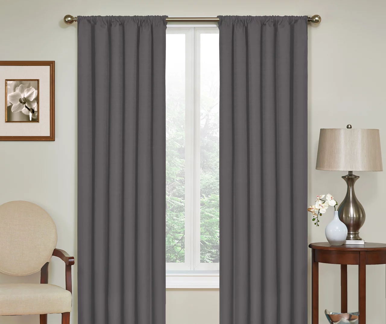 Eclipse Kendall Blackout Rod Pocket Curtain Panel 19 Eclipse Kendall Blackout Rod Pocket Curtain Panel - Image 17