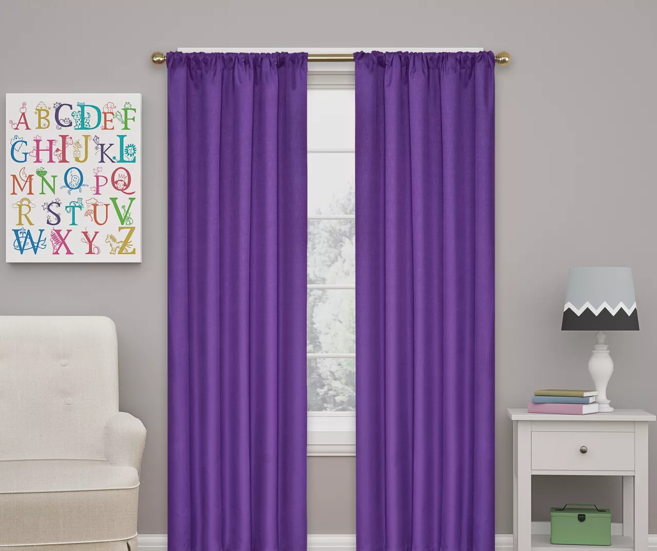 Eclipse Kendall Blackout Rod Pocket Curtain Panel 9 Eclipse Kendall Blackout Rod Pocket Curtain Panel - Image 7