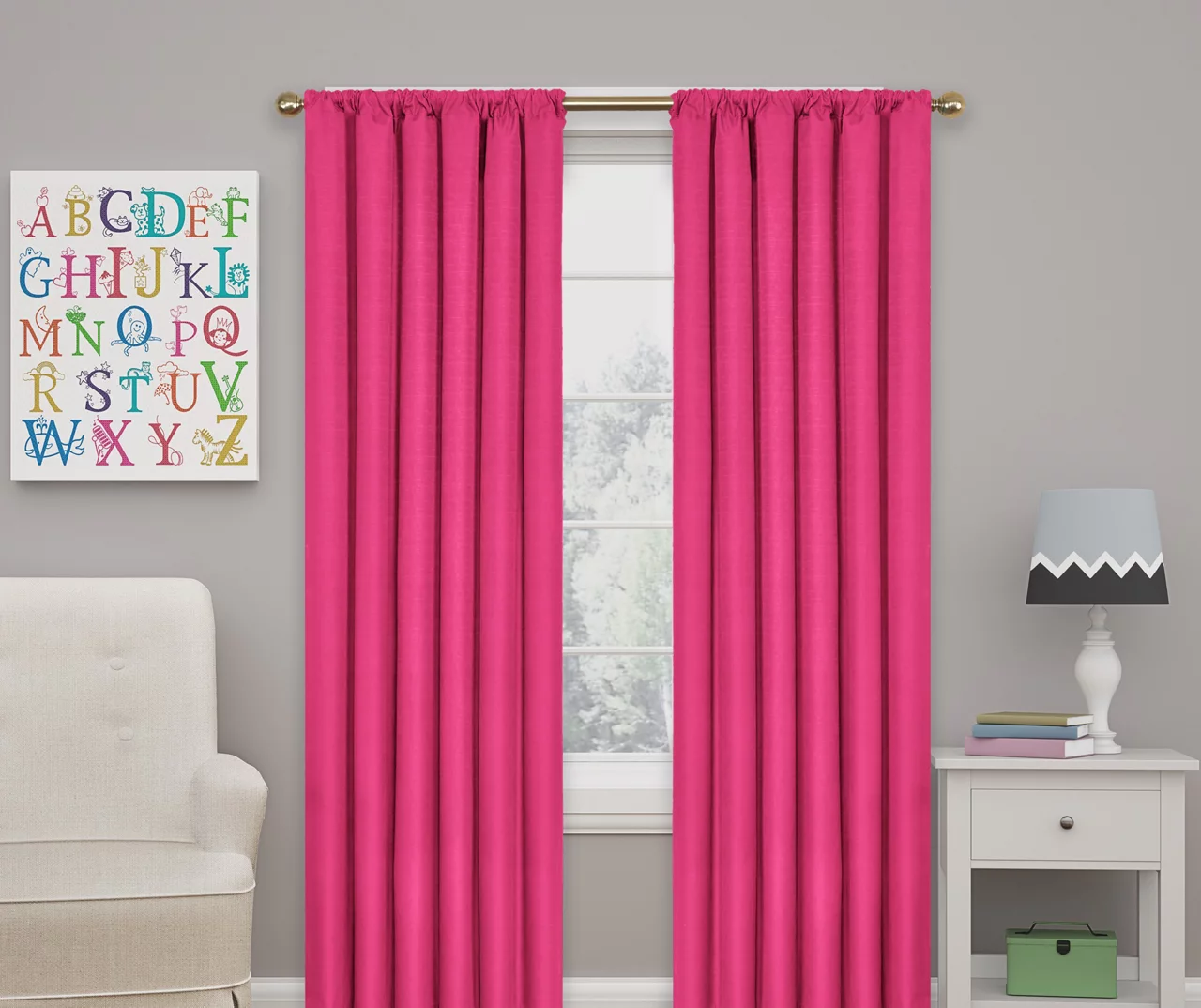 Eclipse Kendall Blackout Rod Pocket Curtain Panel 8 Eclipse Kendall Blackout Rod Pocket Curtain Panel - Image 6