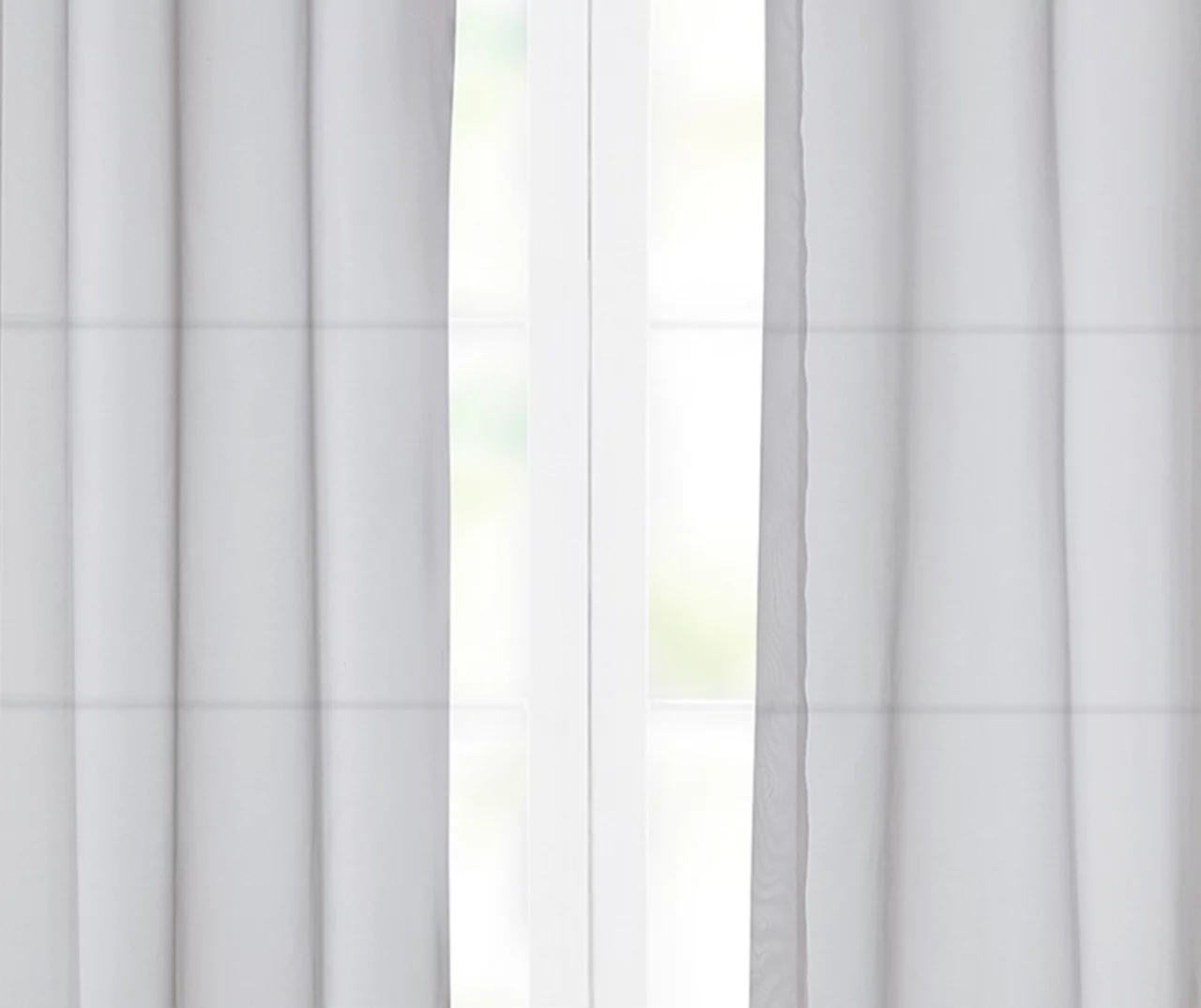 Curtain Fresh Light Gray Sheer Grommet Curtain Panel, (84") 6 Curtain Fresh Light Gray Sheer Grommet Curtain Panel, (84") - Image 4