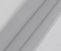 Curtain Fresh Light Gray Sheer Grommet Curtain Panel, (63") -DHP Sales Store 810519502 810519520 810519501 810519494 810519505 6 3