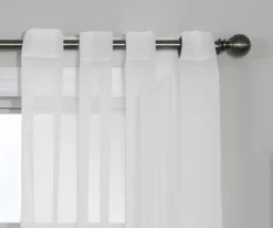 Curtain Fresh White Sheer Grommet Curtain Panel, (63") -DHP Sales Store 810519504 810519497 810519506 810519499 810519507 2 2