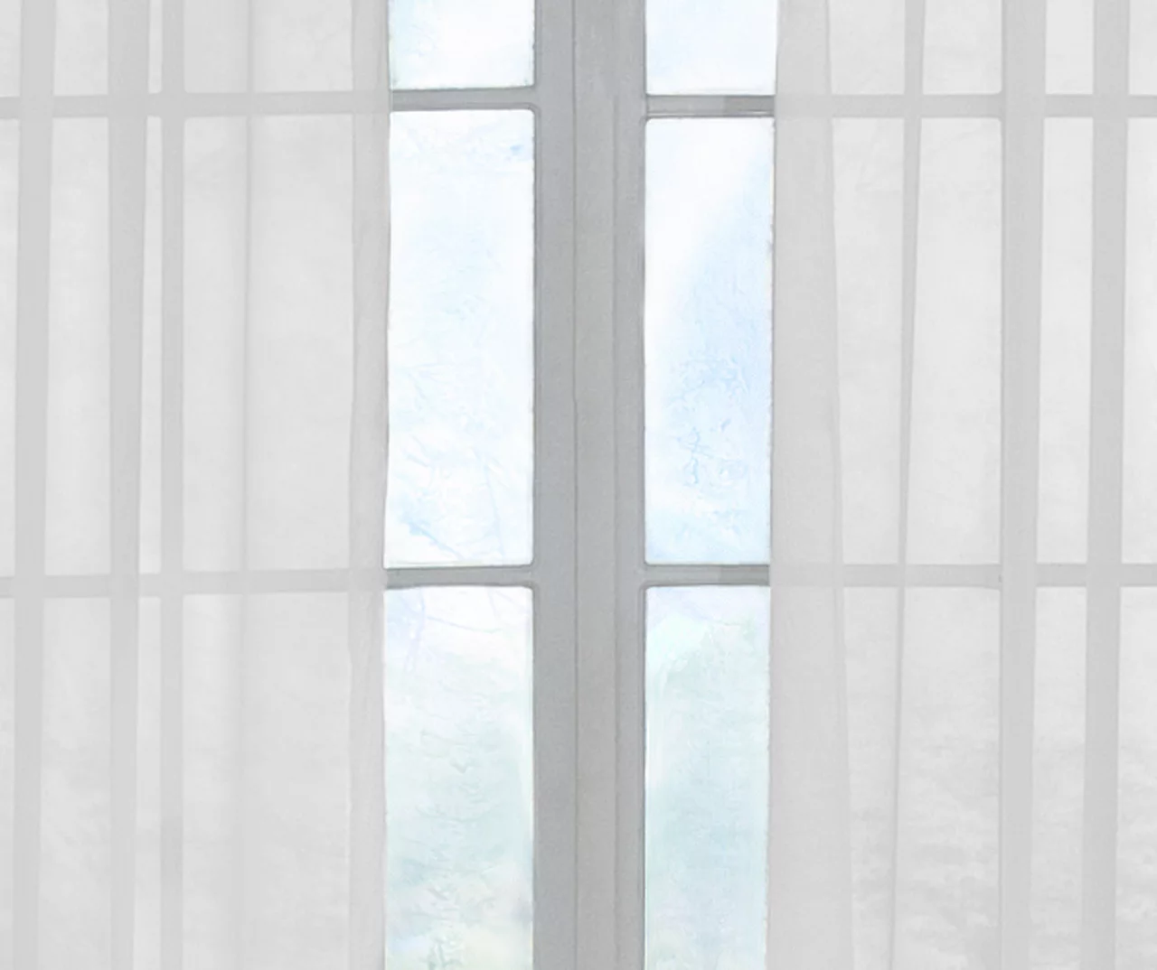 Curtain Fresh White Sheer Grommet Curtain Panel, (84") 5 Curtain Fresh White Sheer Grommet Curtain Panel, (84") - Image 3