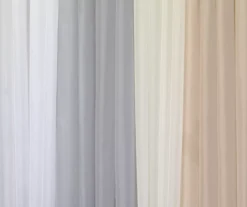 Curtain Fresh Ivory Sheer Grommet Curtain Panel, (84") -DHP Sales Store 810519509 810519503 810519547 810519500 810519508 810519493 810519545 1