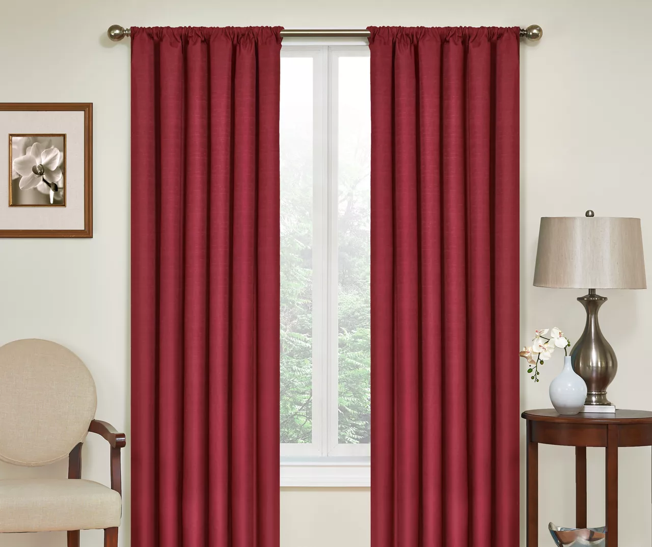 Eclipse Kendall Blackout Rod Pocket Curtain Panel 7 Eclipse Kendall Blackout Rod Pocket Curtain Panel - Image 5