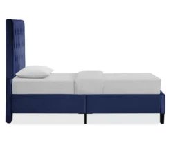 Decatur Navy Twin Upholstered Bed -DHP Sales Store 810519977 7