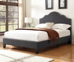 Lombard Charcoal Gray Full Upholstered Bed -DHP Sales Store 810519983 7