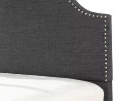 Lombard Charcoal Gray California King Upholstered Bed -DHP Sales Store 810519986 3