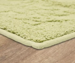 Mohawk Foliage Sage Embossed Floral Bath Rug -DHP Sales Store 810521215 2