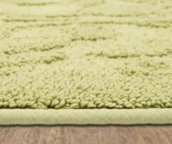 Mohawk Foliage Sage Embossed Floral Bath Rug -DHP Sales Store 810521216 5