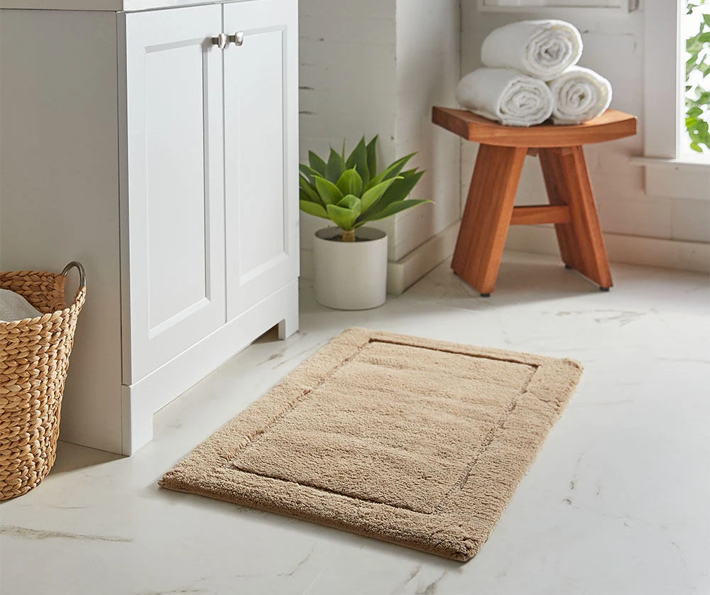 Parchment Regency Bath Rug, (34" X 21") 4 Parchment Regency Bath Rug, (34" X 21") - Image 2
