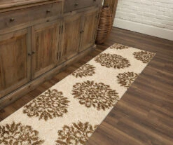 Exploded Medallions Biscuit Runner, (2' X 7'10") -DHP Sales Store 810521564 1