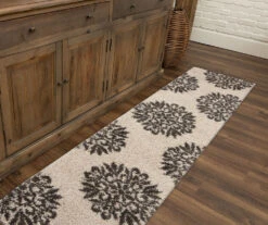 Exploded Medallions Cocoa Runner, (2' X 7'10") -DHP Sales Store 810521567 1