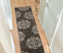 Exploded Medallions Ash Gray Runner, (2' X 7'10") 5 Exploded Medallions Ash Gray Runner, (2' X 7'10") -DHP Sales Store 810521578 1