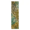 Radiance Aqua Floral Runner, (1'8" X 6') 1 Radiance Aqua Floral Runner, (1'8" X 6') -DHP Sales Store 810521795