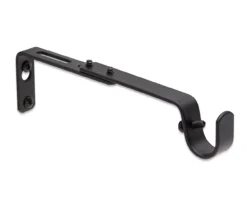 Legacy Black Adjustable Curtain Rod Brackets, 2-Pack -DHP Sales Store 810524279 3