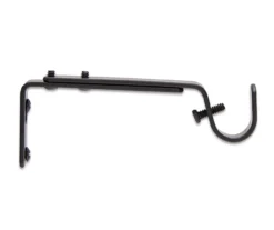 Legacy Black Adjustable Curtain Rod Brackets, 2-Pack -DHP Sales Store 810524279 4