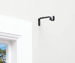 Legacy Black Adjustable Curtain Rod Brackets, 2-Pack -DHP Sales Store 810524279 6