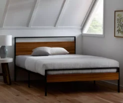 Brookside Metal & Wood Platform Bed -DHP Sales Store 810527133 810527134 810527135 810527132 5