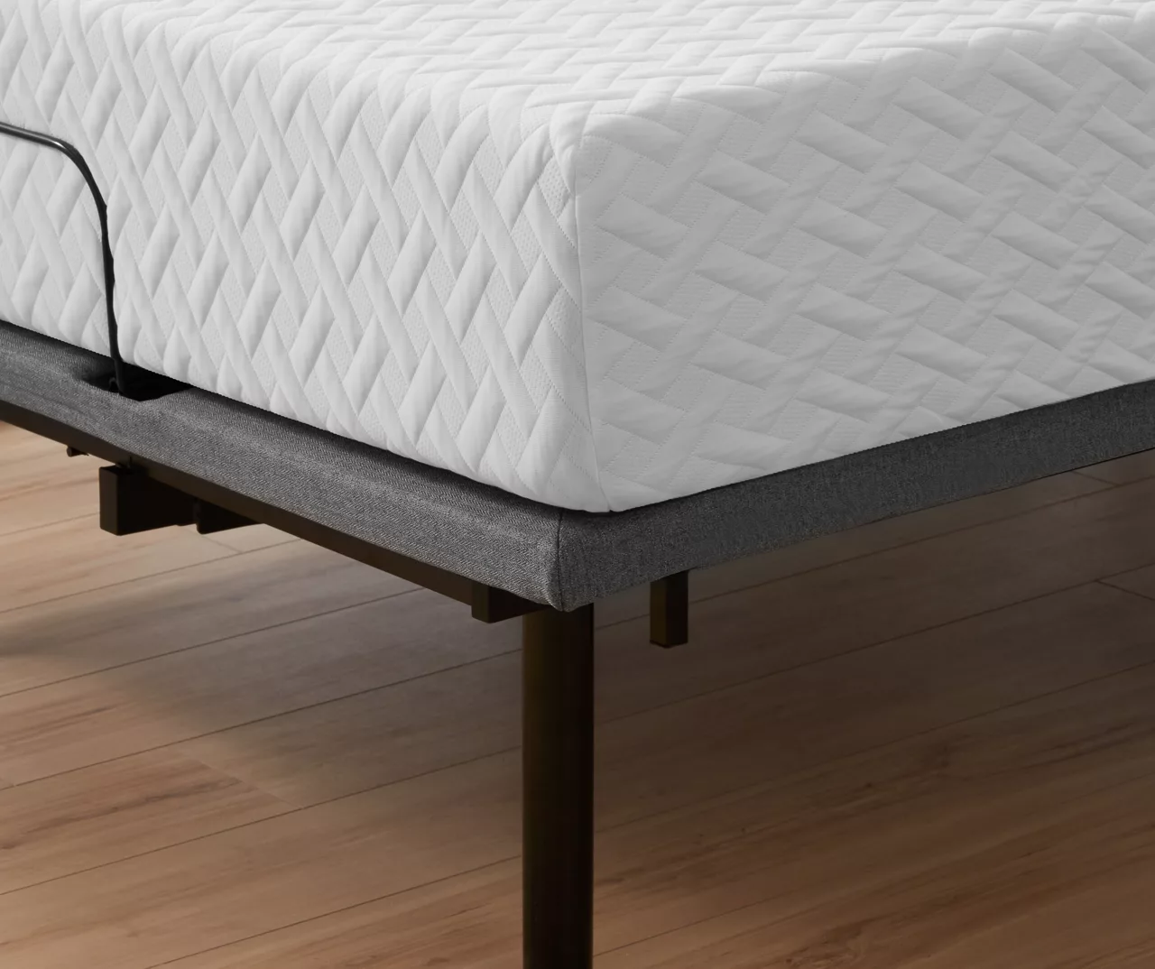 10" King Firm Memory Foam Mattress & Adjustable Bed Base Set 4 10" King Firm Memory Foam Mattress & Adjustable Bed Base Set - Image 2