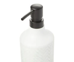 White Herringbone Lotion Pump 6 White Herringbone Lotion Pump -DHP Sales Store 810530723 1