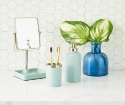 Slate Blue Glaze Lotion Pump -DHP Sales Store 810530728 810530727 810530726 2 2