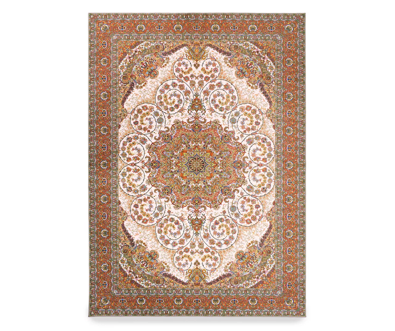 My Magic Carpet Zahara Amber Washable Area Rug 5 My Magic Carpet Zahara Amber Washable Area Rug - Image 3